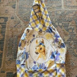 My Deer Little One 3-6 Year Grow-With-Me Lightweight Hooded Long-Sleeve Tee VGUC